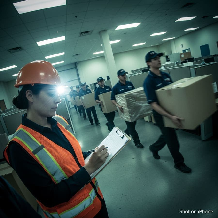 Chemical log documentation at shift completion for audit readiness